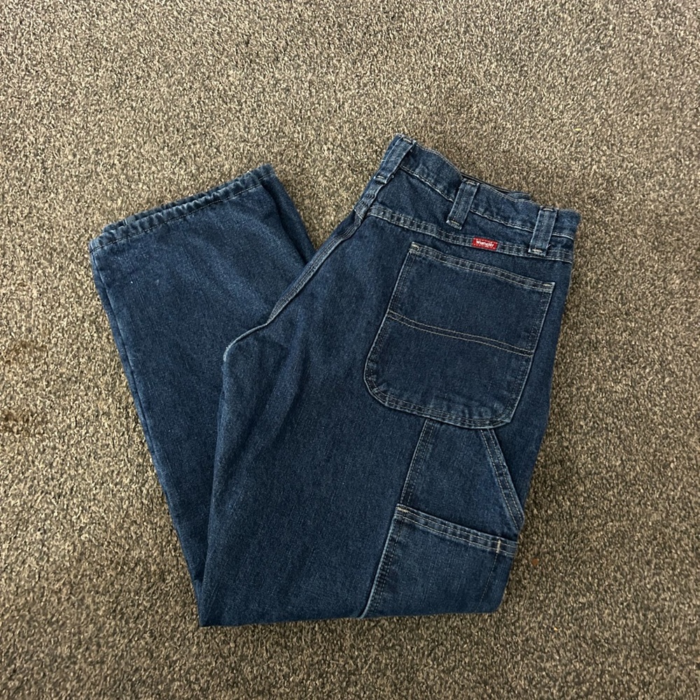 Wrangler 34 x 30 work winter fleeced lined carpenter  Jeans